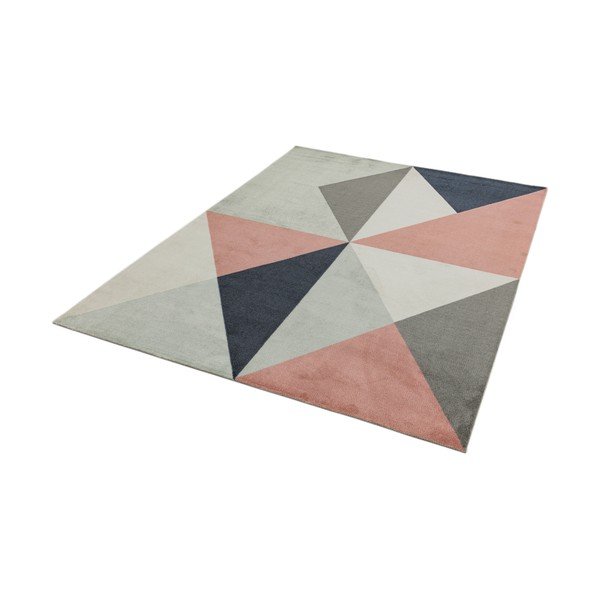 Růžovo-šedý koberec Asiatic Carpets Riley Carisso, 160 x 240 cm-image-2