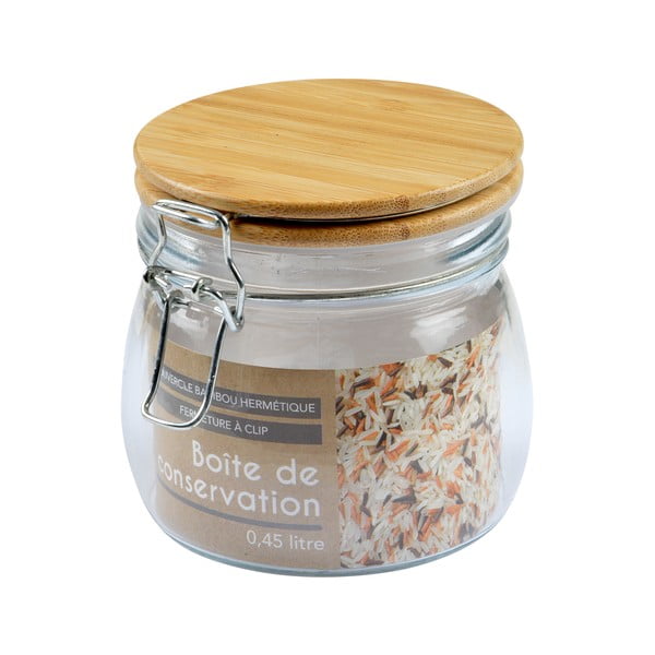 Skleněná dóza na sypké potraviny – Homéa-image-3