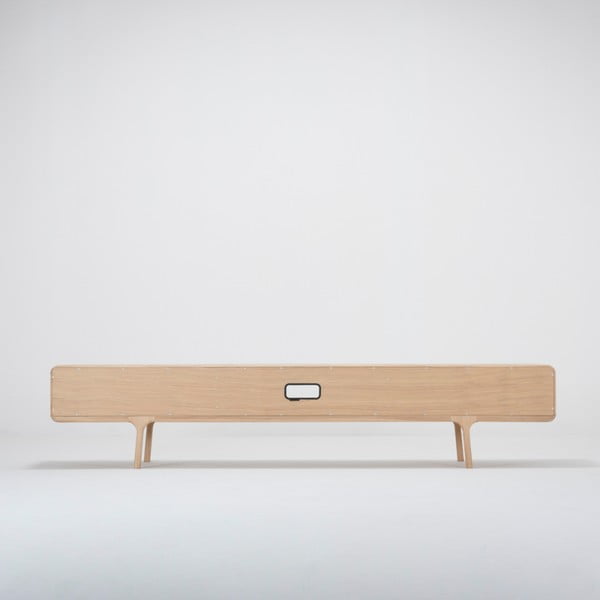 TV komoda z masivního dubového dřeva se 2 zásuvkami Gazzda Fawn-image-4