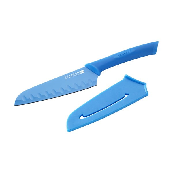 Santoku nůž, 14 cm, modrý