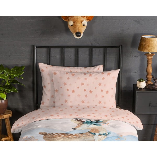 Flanelové dětské povlečení na jednolůžko 140x200 cm Josy – Good Morning-image-2