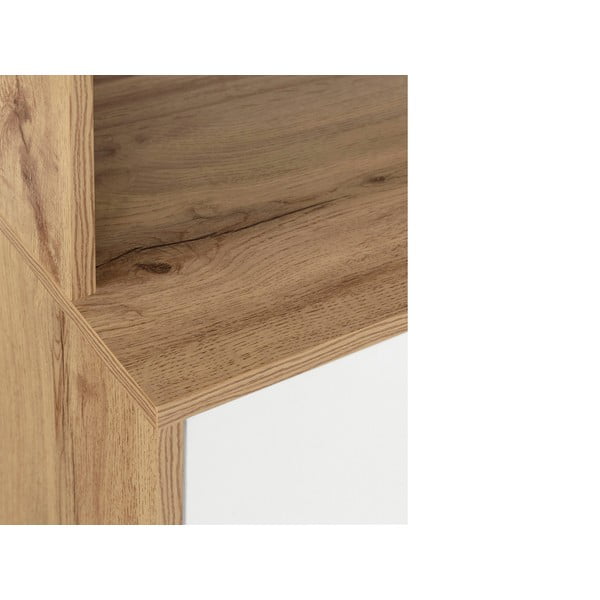 Kredenc v dekoru dubu v bílo-přírodní barvě 84x165 cm Skandi – Støraa-image-4