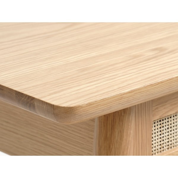 Konzolový stolek s deskou v dubovém dekoru v přírodní barvě 40x110 cm Barrali – Unique Furniture-image-4