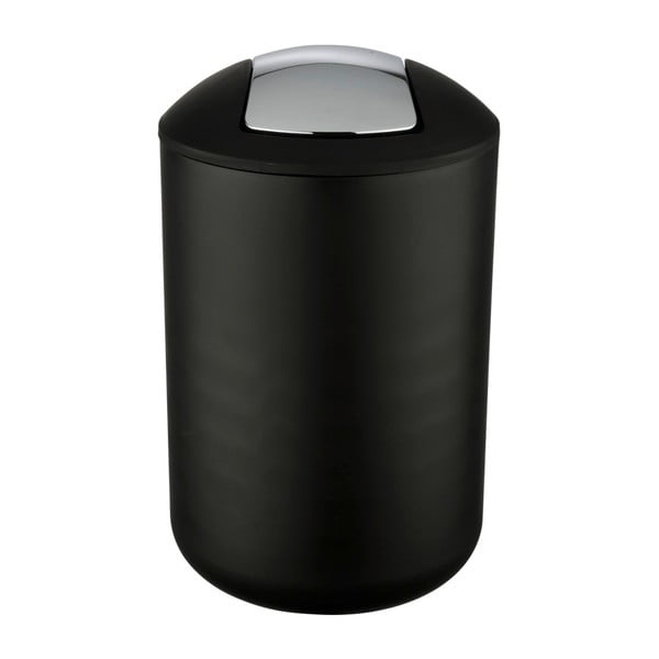 Černý odpadkový koš Wenko Brasil L, výška 31 cm-image-1