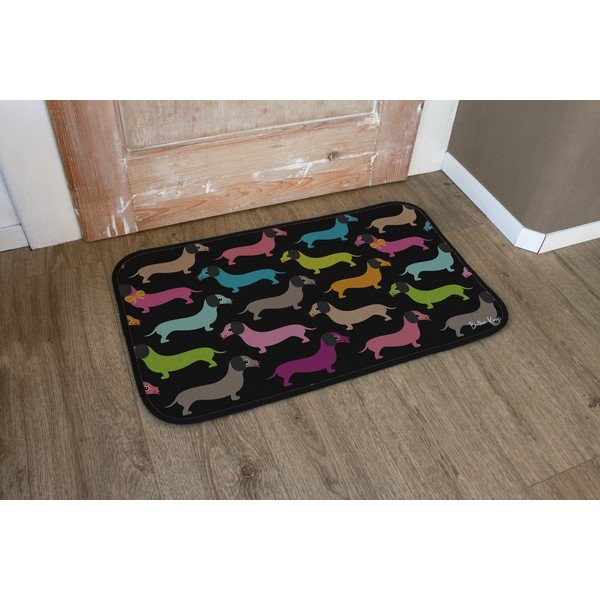 Rohožka 45x75 cm Dachshunds in Colours – Butter Kings-image-1