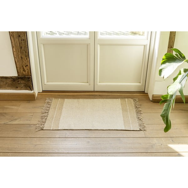 Béžová koupelnová podložka z juty Wenko Pica, 50 x 80 cm-image-2