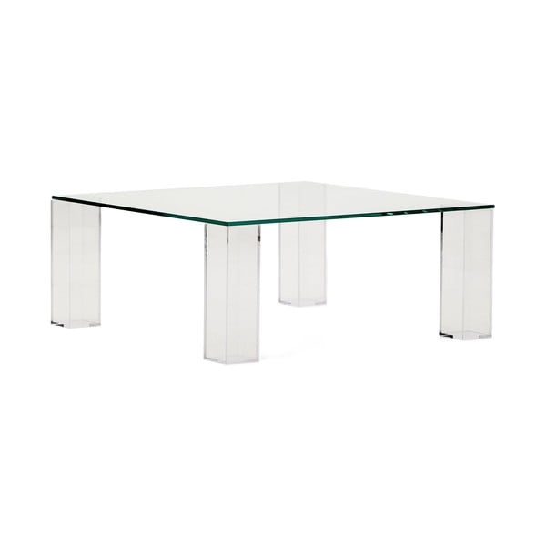 Skleněný konferenční stolek 85x85 cm Adularia – Kave Home