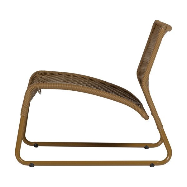 Okrově žluté z umělého ratanu zahradní křeslo West – WOOOD-image-2