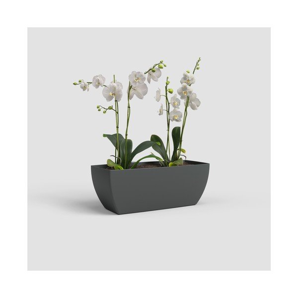 Truhlík z recyklovaného plastu 30 cm Siena – Artevasi-image-3
