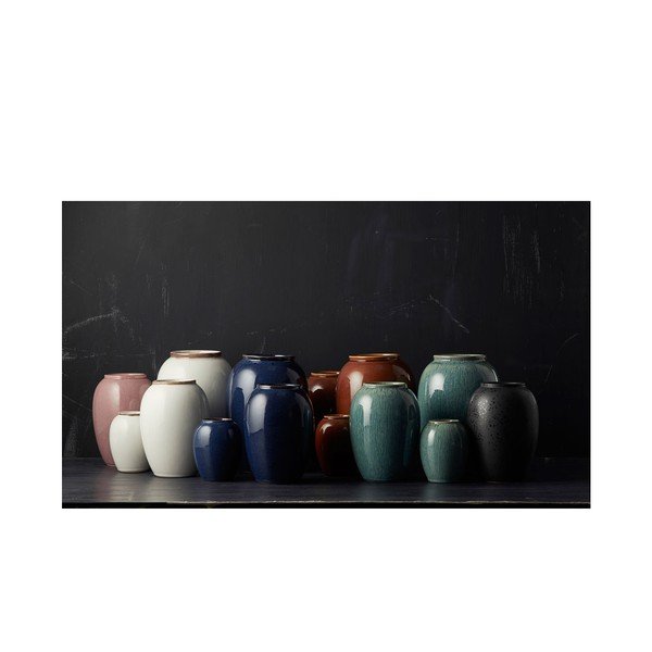 Zelená váza z kameniny (výška 20 cm) Gastro Green – Bitz-image-3