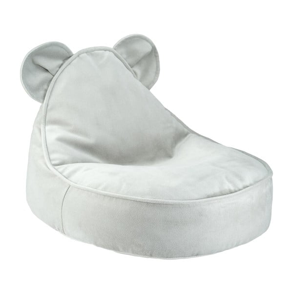 Sametový dětský sedací vak v mentolové barvě Bear – Wigiwama