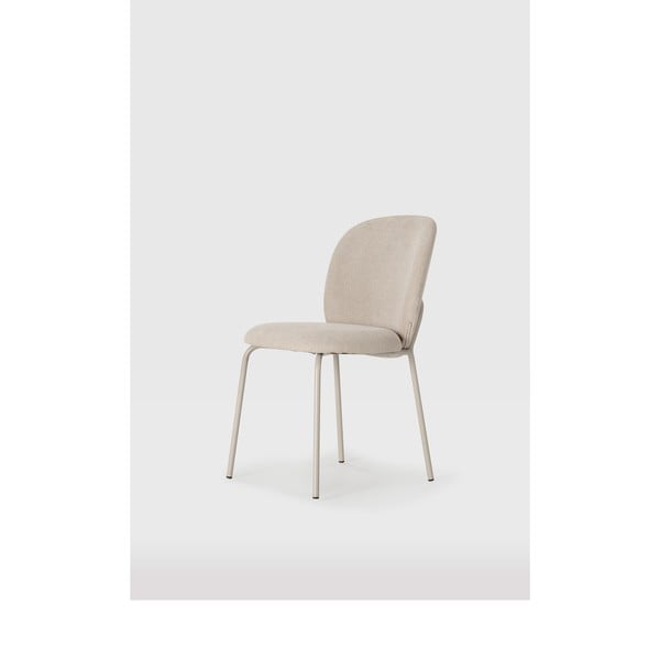 Krémové jídelní židle v sadě 4 ks Daia – Marckeric-image-1