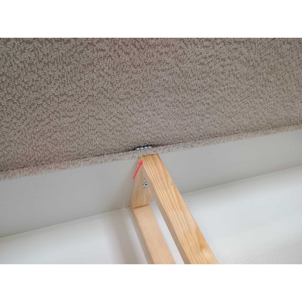 Béžová rozkládací/s úložným prostorem pohovka z textilie bouclé 244 cm Arcadova - II. jakost – ELTAP-image-4
