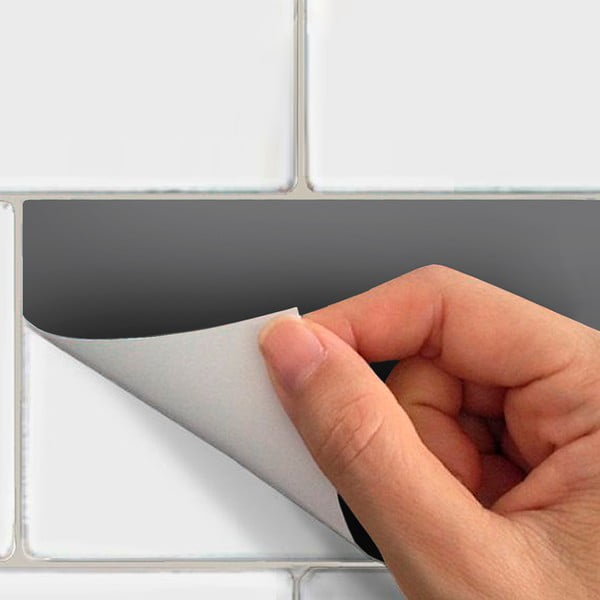 Sada samolepek na kachličky 30 ks 20x10 cm Subway Tiles Grey – Ambiance-image-3