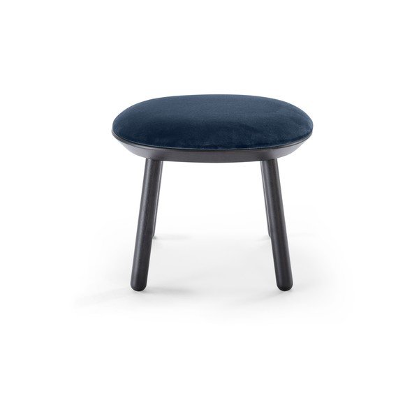 Modro-černá sametová podnožka EMKO Naïve-image-2