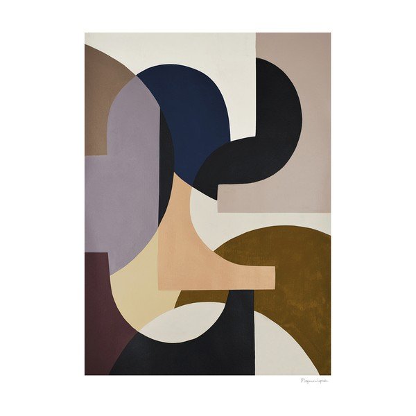 Plakát 50x70 cm Rosa – Berit Mogensen Lopez – The Poster Club