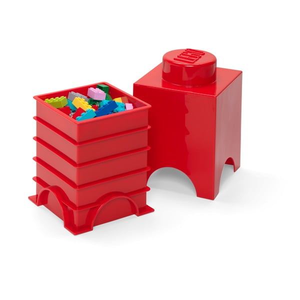 Červený úložný box LEGO®-image-2