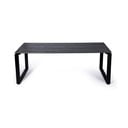 Šedý zahradní stůl Bonami Selection Strong, 210 x 100 cm