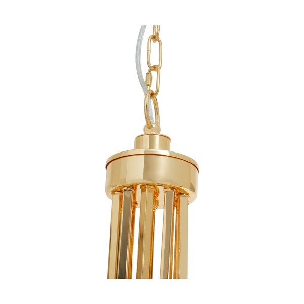 Kovové závěsné svítidlo ve zlaté barvě Glamour – Premier Housewares-image-4