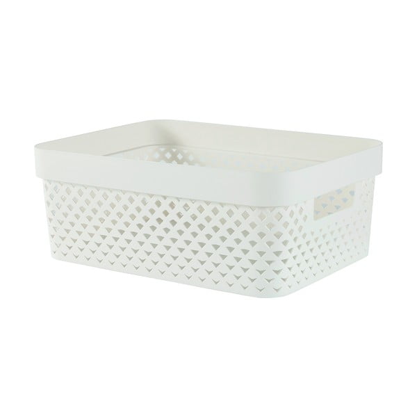 Béžový plastový úložný box 36x27x14 cm Pure – Curver