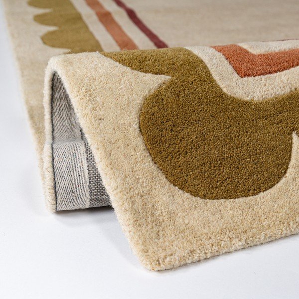 Ručně tkaný vlněný běhoun v přírodní barvě 80x230 cm Lois – Flair Rugs-image-2