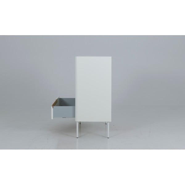 Bílá komoda Tenzo Switch, 80 x 102 cm-image-1