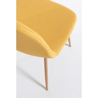 Sada 2 žlutých jídelních židlí Bonami Essentials Lissy
