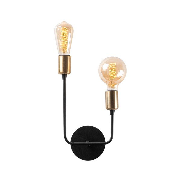 Černé nástěnné svítidlo Dolma – Opviq lights-image-2