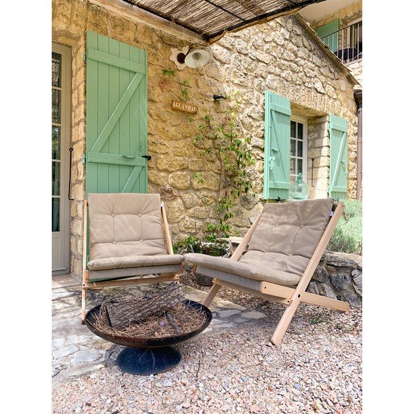 Světle hnědé zahradní křeslo Boogie – Karup Design-image-4