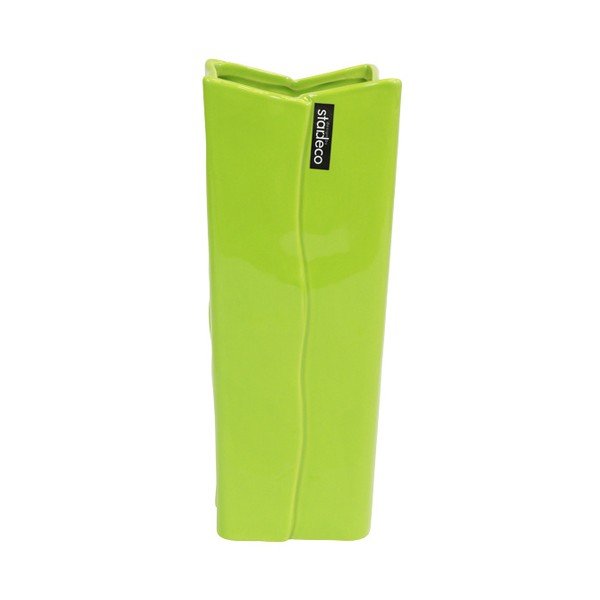 Keramická váza Sirlon 35 cm, zelená