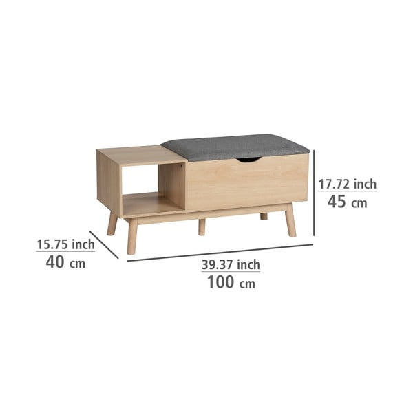 Botník s lavicí Edda - Wenko-image-3