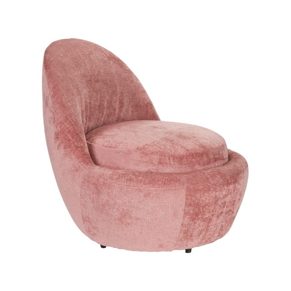 Růžové křeslo Nash – White Label