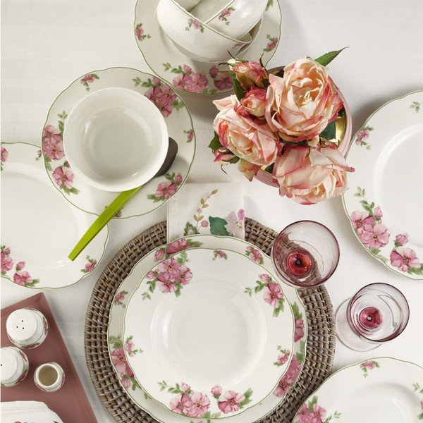 28dílná sada nádobí z porcelánu Kutahya Flora-image-1