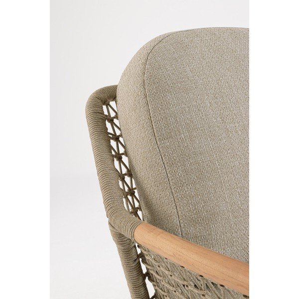 Světle hnědé kovové zahradní křeslo Eulero – Bizzotto-image-3