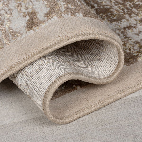 Béžový běhoun 80x300 cm Trace – Flair Rugs-image-2