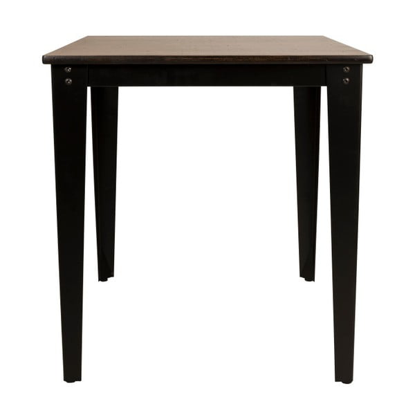 Dřevěný stůl s čenými nohami Dutchbone Scuola, 70 x 70 cm