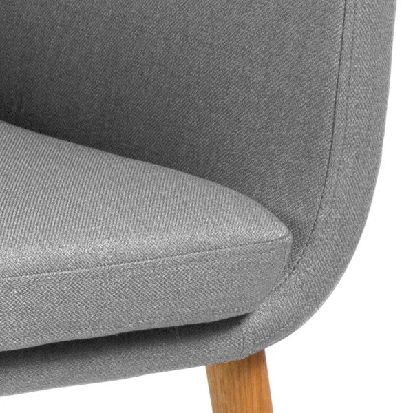 Světle šedé křeslo Actona Nora-image-1