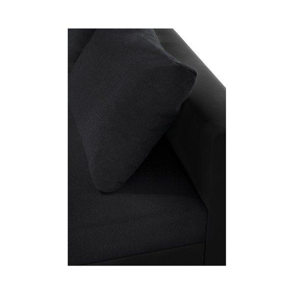 Černá rohová pohovka s lůžkem na levé straně INTERIEUR DE FAMILLE PARIS Aventure-image-2