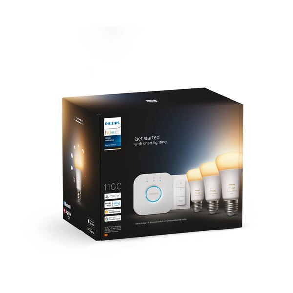 Smart startovací balíček 5 ks E27, 11 W White ambiance – Philips Hue-image-2