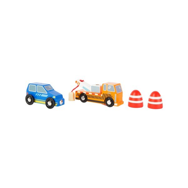 Dětský set servisních aut a dopravních značek Legler Tow-image-2