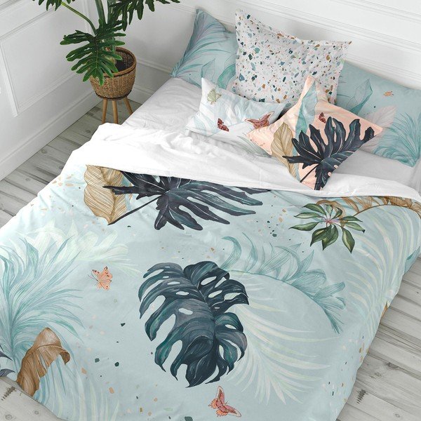 Bavlněný povlak na peřinu Happy Friday Basic Tropical, 140 x 200 cm-image-1
