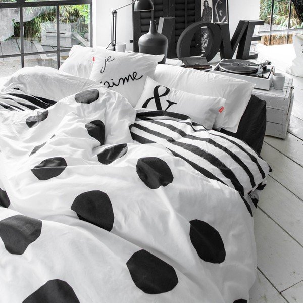 Bavlněný povlak na peřinu Blanc Dot, 220 x 220 cm-image-3