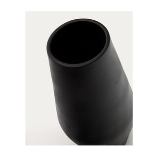 Matně černá terakotová ručně vyrobená vysoká váza (výška 61 cm) Posia – Kave Home