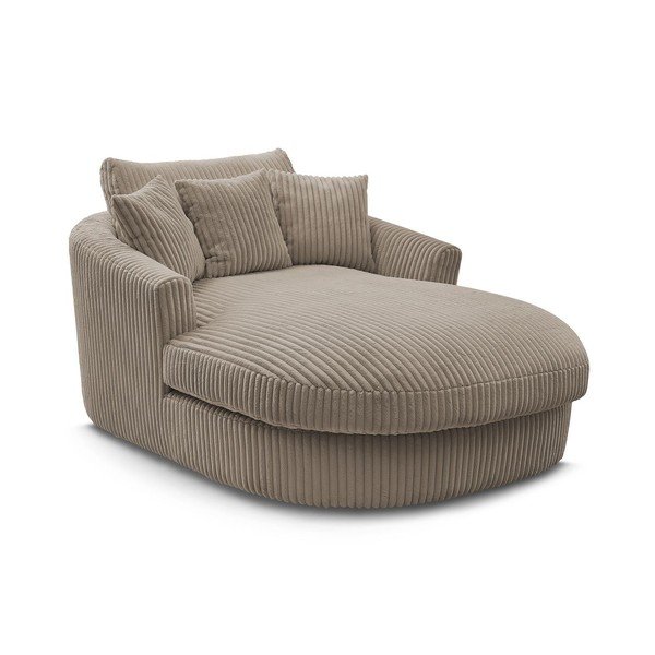 Taupe manšestrové křeslo Belem – Bobochic Paris