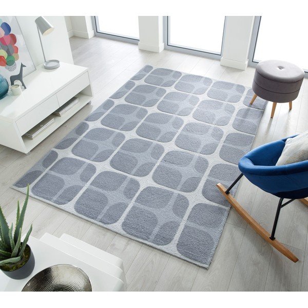 Šedý koberec Flair Rugs Mesh, 160 x 230 cm-image-4