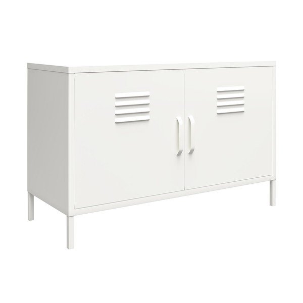 Bílá kovová skříňka 100x64 cm Mission District - Støraa-image-2