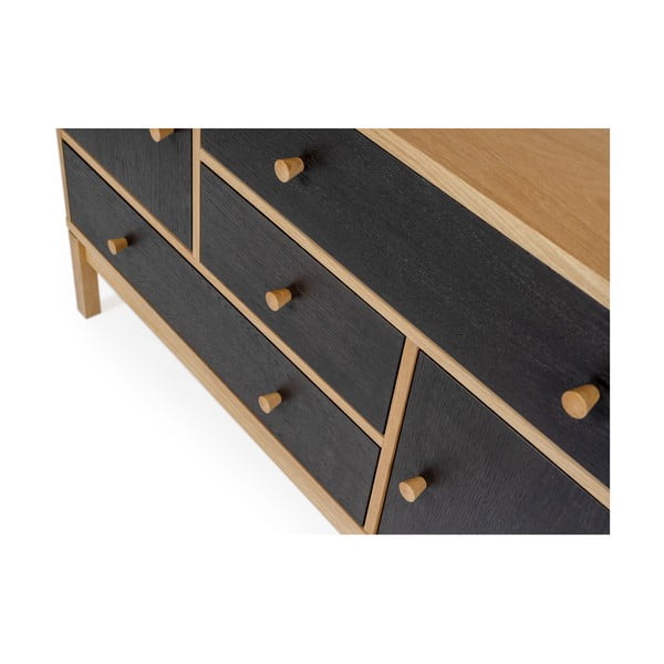 Černo-hnědá komoda Woodman AbbeyWood-image-3