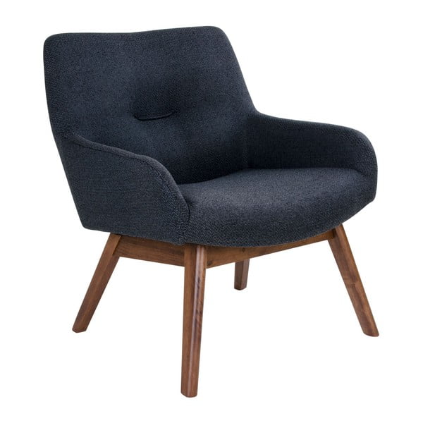 Tmavě ořechové křeslo z ořechového dřeva House Nordic London