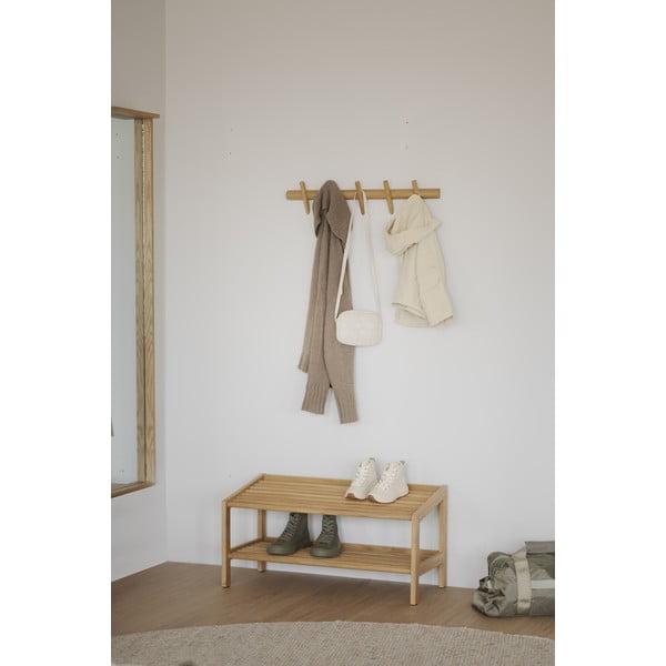 Botník z dubového dřeva v přírodní barvě Hillmond – Rowico-image-3