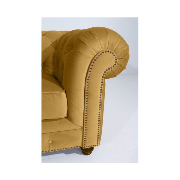 Žluté křeslo Max Winzer Orleans Velvet-image-2